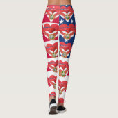 Florida Sunshine  Patriotic Flag Fun Leggings (Achterkant)