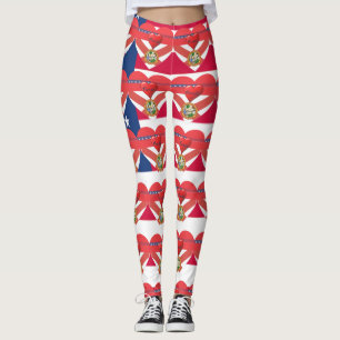 Florida Sunshine Patriottische Vlag Pret Leggings