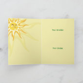 Florida Sunshine & Sinaasappels Groeten Kaart (Binnen)