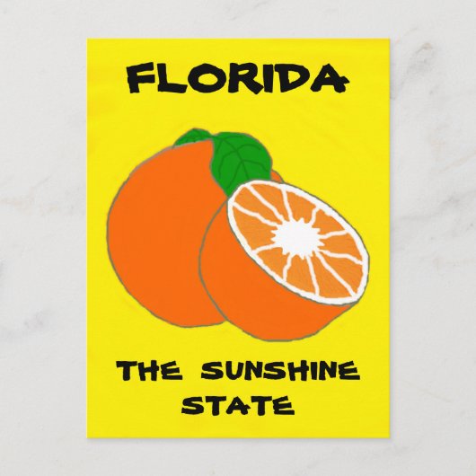 Florida Sunshine State.jpg Briefkaart (Voorkant)