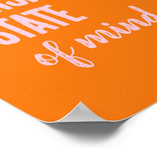 Florida Sunshine State of Mind Poster (Hoek)