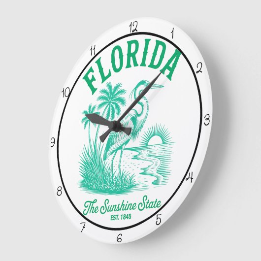 Florida Sunshine State Timepiece Grote Klok (Hoek)