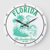 Florida Sunshine State Timepiece Grote Klok (Voorkant)
