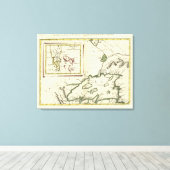 Florida, superieure meren, Bahama's Canvas Afdruk (Insitu (Houten vloer))