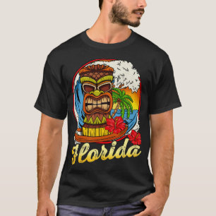 Florida Surfen Surfer Surf Hawaii Style Retro Vin T-shirt