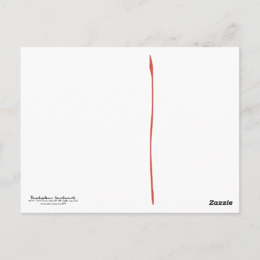 Florida Surfer Briefkaart (Achterkant)