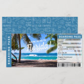 Florida Surprise Trip boarding Pass Cicket (Voorkant / Achterkant)