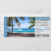 Florida Surprise Trip boarding Pass Cicket (Voorkant)