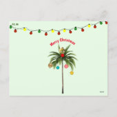 Florida Swamp Gator and Wildlife Christmas  Feestdagenkaart (Achterkant)