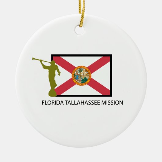 FLORIDA TALLAHASSEE MISSIE LDS CTR KERAMISCH ORNAMENT (Voorkant)