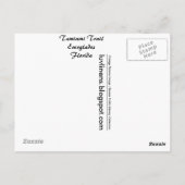 Florida, Tamiami Trail, Everglades Briefkaart (Achterkant)