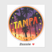 Florida, Tampa Sticker (Vel)