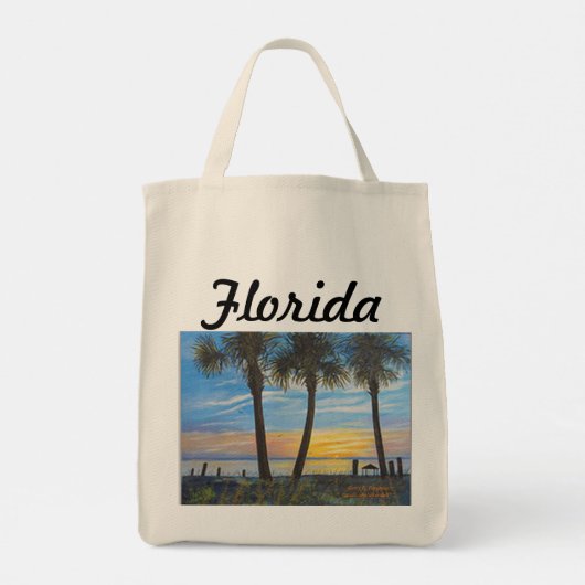 "FLORIDA TAS" TOTE BAG (Achterkant)