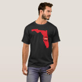 Florida Teacher Teach Love Inspire T-shirt (Voorkant volledig)