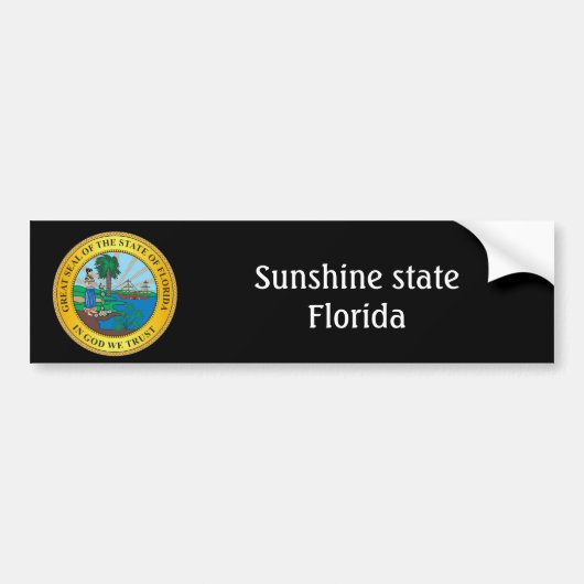 Florida-teken Bumpersticker (Voorkant)