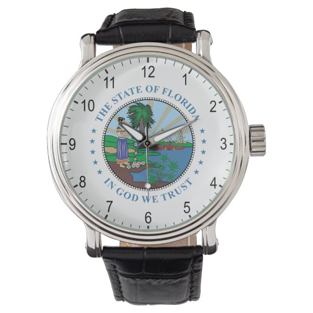 Florida-teken Horloge (Voorkant)