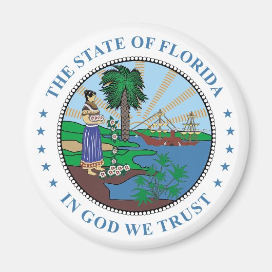 Florida-teken Magneet (Voorkant)