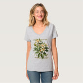 Florida Territory Flower Orange Blossom Design T-shirt (Voorkant volledig)