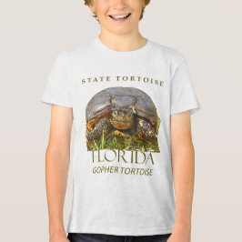 Florida Territory Gopher Tortoise Design Tri-Blend Shirt
