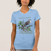 Florida Territory Northern Mockingbird Design T-shirt (Voorkant)