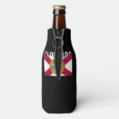 Florida Text Flag Flesjeskoeler (Fles Achterkant)