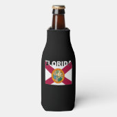 Florida Text Flag Flesjeskoeler (Fles Voorkant)