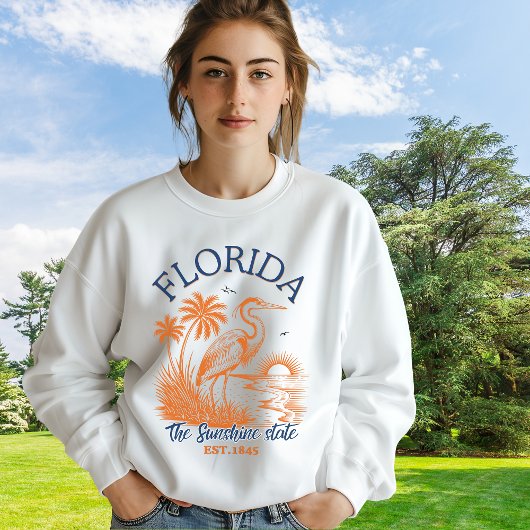 Florida The Sunshine State – Beach & Palm Design Trui