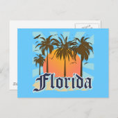 Florida The Sunshine State USA Briefkaart (Voorkant / Achterkant)