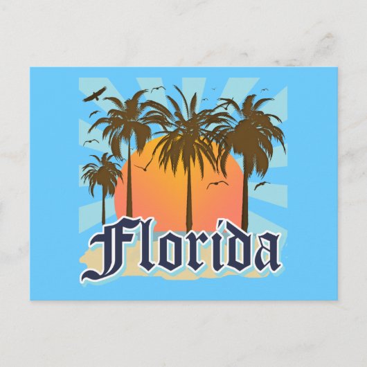 Florida The Sunshine State USA Briefkaart (Voorkant)