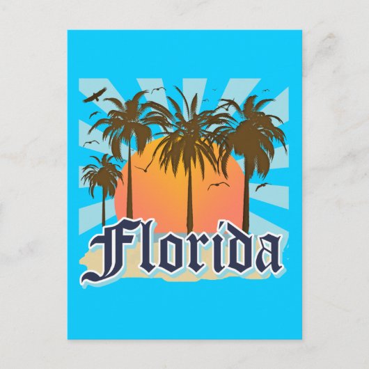 Florida The Sunshine State USA Briefkaart (Voorkant)