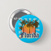 Florida The Sunshine State USA Ronde Button 5,7 Cm (Voorkant /achterkant)