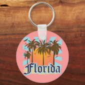 Florida The Sunshine State USA Sleutelhanger (Voorkant)