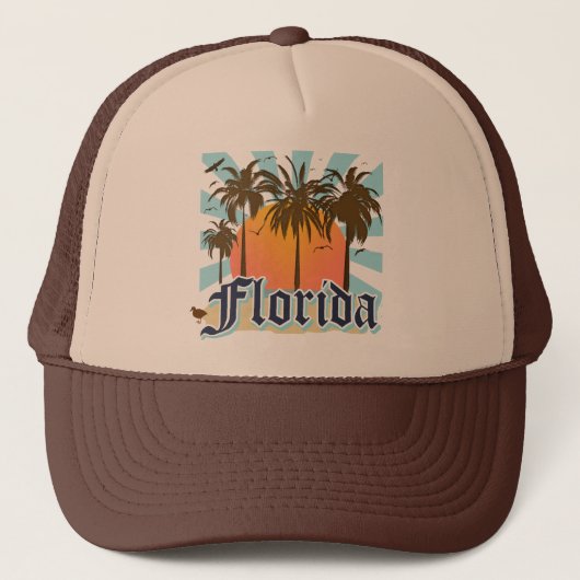 Florida The Sunshine State USA Trucker Pet (Voorkant)