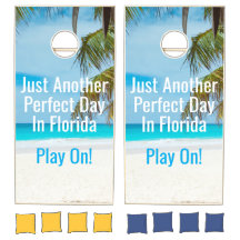Florida thema Cornhole Set
