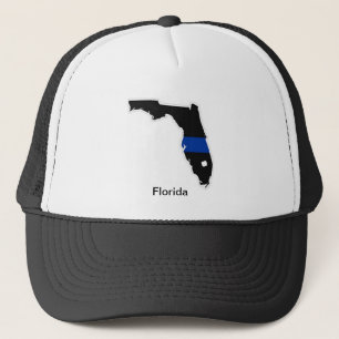 Florida Thin Blue Line Trucker Hat Trucker Pet