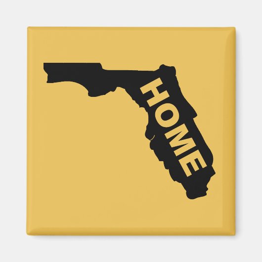Florida Thuis Koelkast Magnet Staat (Voorkant)