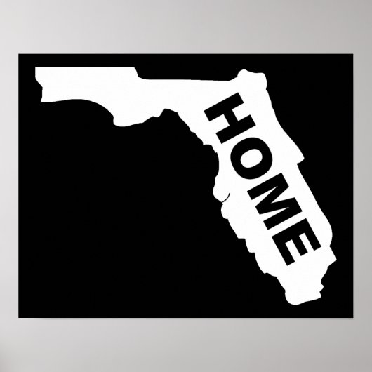 Florida Thuis Poster Bord Sunshine State (Voorkant)