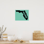 Florida Thuis Poster Bord Sunshine State (Keuken)
