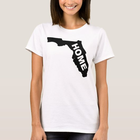 Florida Thuis Weg Van Thuis T's T-shirts (Voorkant)
