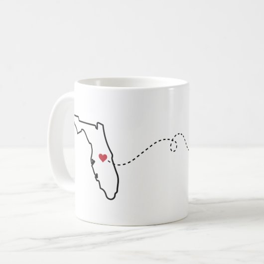Florida to Iowa - Mok van het hart2Koffie (Voorkant links)