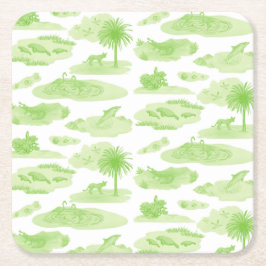 Florida Toile Onderzetter (Lime Green)