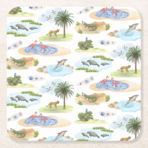 Florida Toile Onderzetter (originele kleuren)