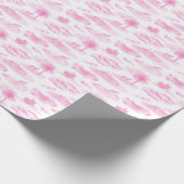 Florida Toile (Roze) Cadeaupapier (Hoek)