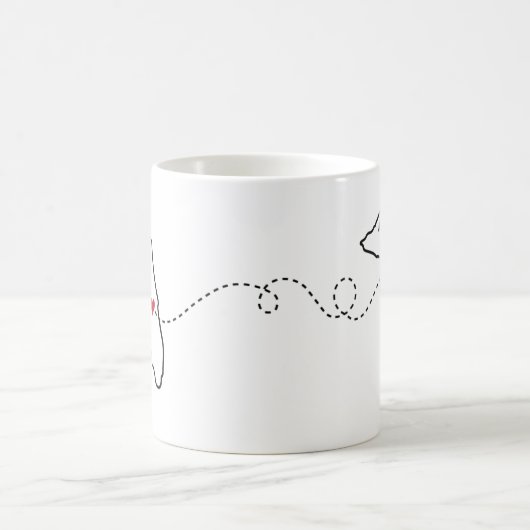 Florida tot Michigan - Heart2Heart Coffee-Mok Koffiemok (Center)