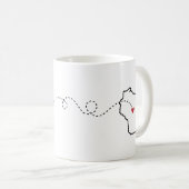 Florida tot Wisconsin - Mok van de Koffie van Hear (Voorkant rechts)