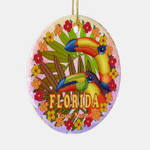 Florida Toucans Keramisch Ornament (Rechts)
