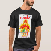 Florida Tourism Retro  Flamingo T-shirt (Voorkant)