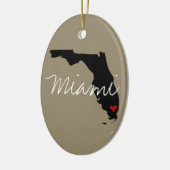 Florida Town Keramisch Ornament (Links)