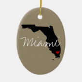 Florida Town Keramisch Ornament (Voorkant)