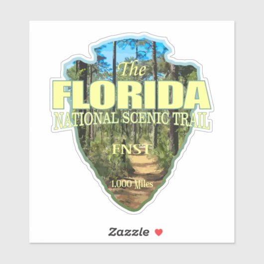 Florida Trail (pijlpunt) Sticker (Vel)